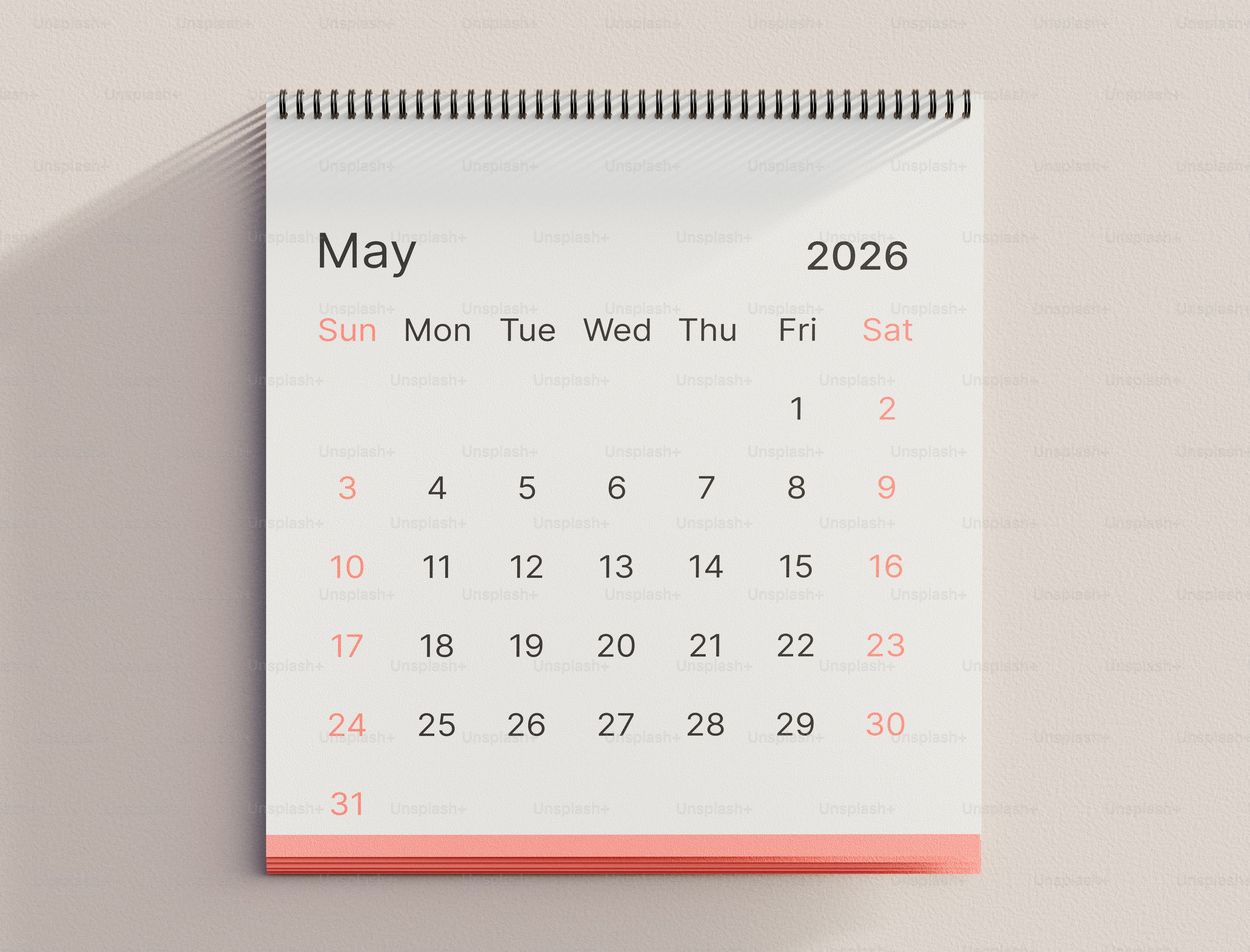Classes for May 2026